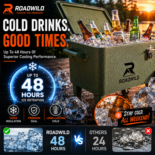ROADWILD GATHER Outdoor Party Cooler - Feature Detail