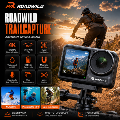 ROADWILD TRAILCAPTURE Adventure Action Camera - View 21