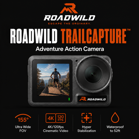 ROADWILD TRAILCAPTURE Adventure Action Camera - Main View