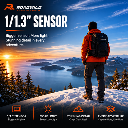 ROADWILD TRAILCAPTURE Adventure Action Camera - Close Up