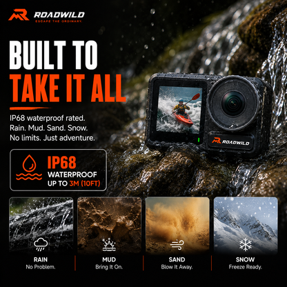 ROADWILD TRAILCAPTURE Adventure Action Camera - Installation