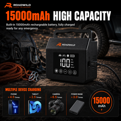 ROADWILD AIRRESCUE 4-IN-1 Emergency Inflator - Lifestyle