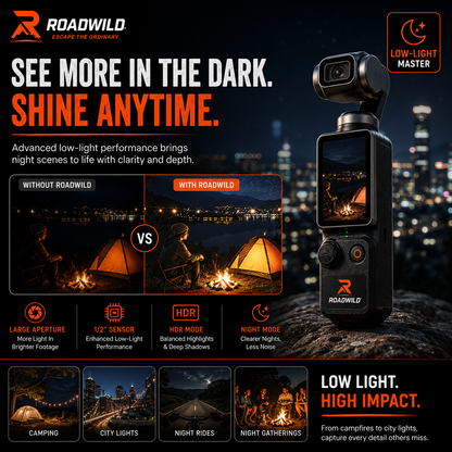ROADWILD TRAILMUSE 4K Pocket Gimbal Camera - Package View