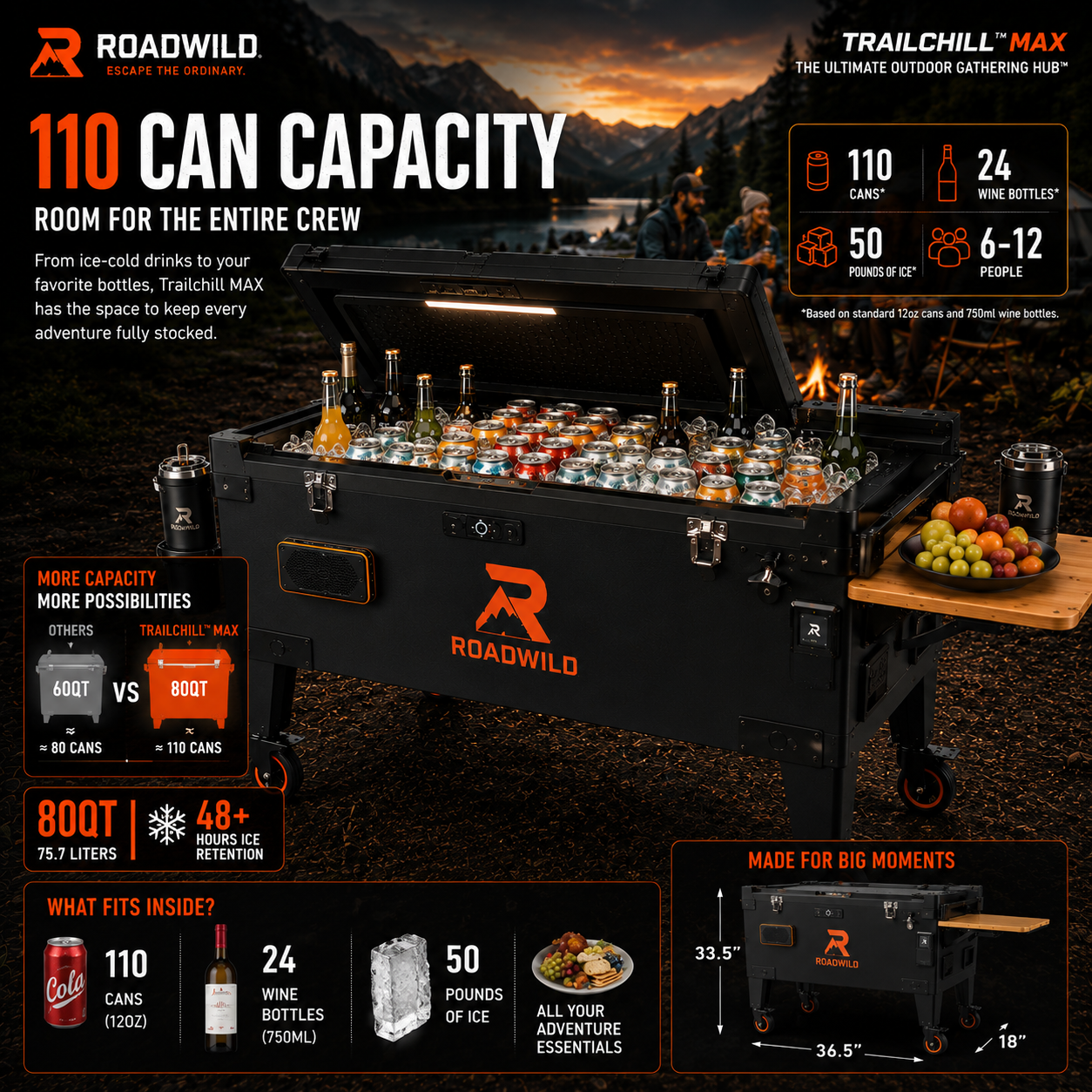 ROADWILD TRAILCHILL MAX - Top View