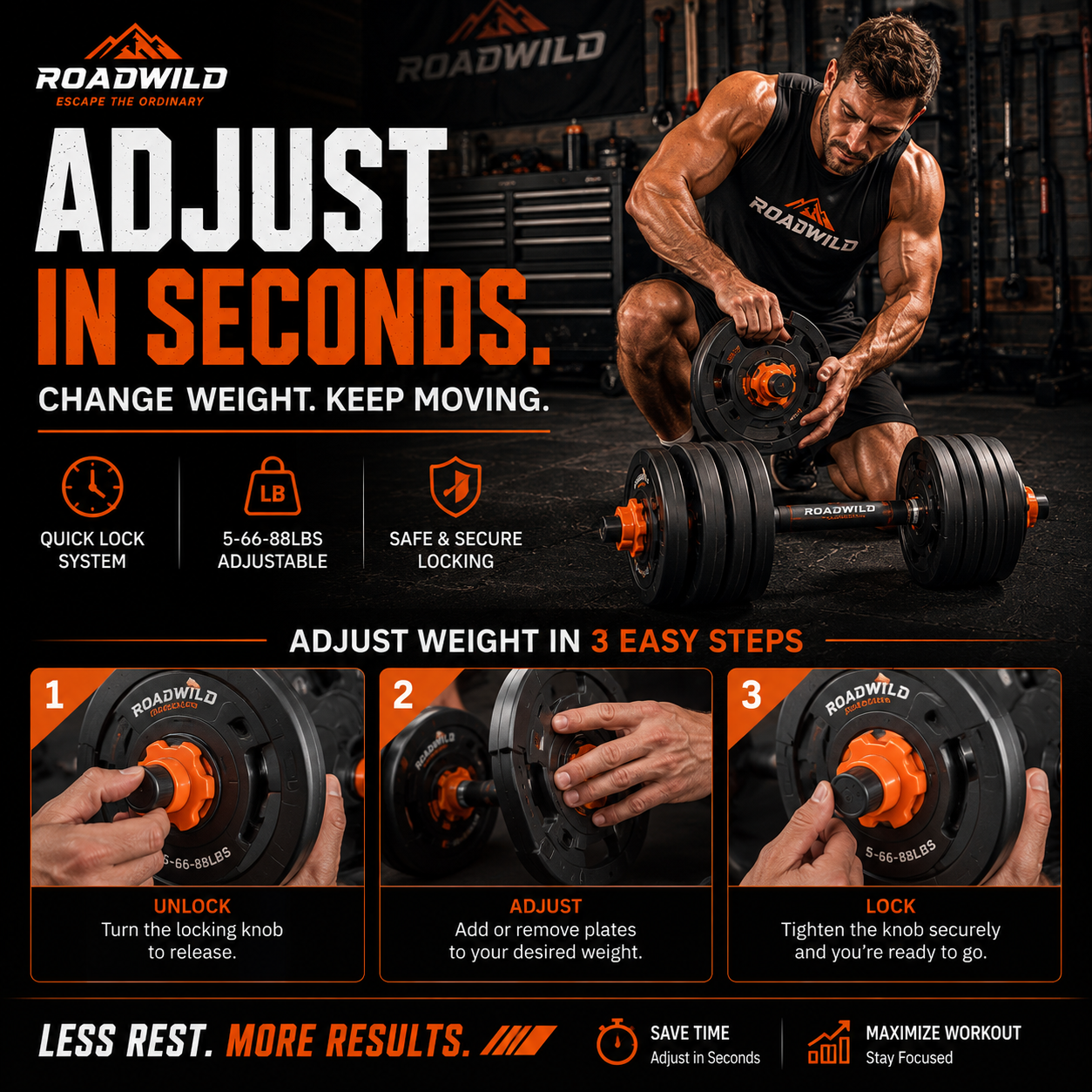 ROADWILD FORGECORE 5-IN-1 Adjustable Strength System - In Use