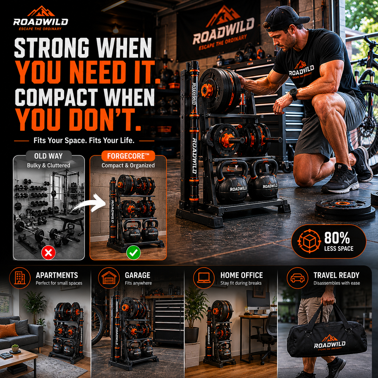 ROADWILD FORGECORE 5-IN-1 Adjustable Strength System - Package View
