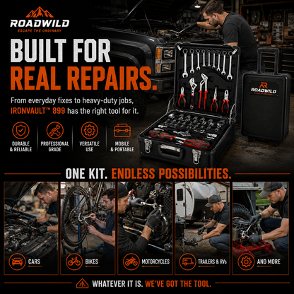 ROADWILD IRONVAULT™ 899-Piece Mobile Tool System
