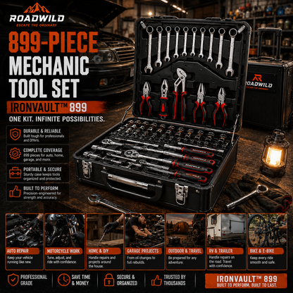 ROADWILD IRONVAULT™ 899-Piece Mobile Tool System