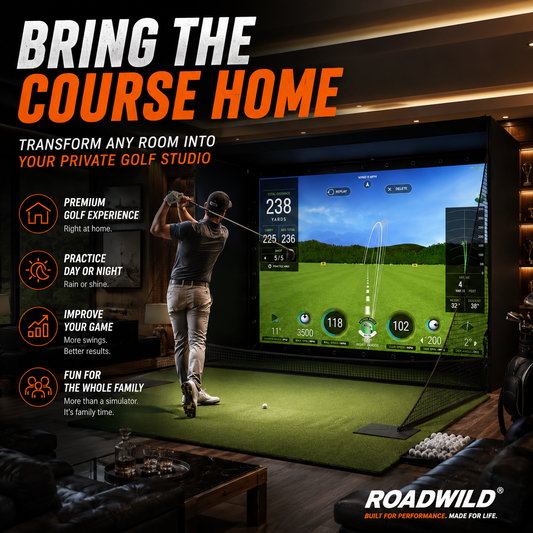 ROADWILD FAIRWAYDOME™ Home Golf Simulator Enclosure