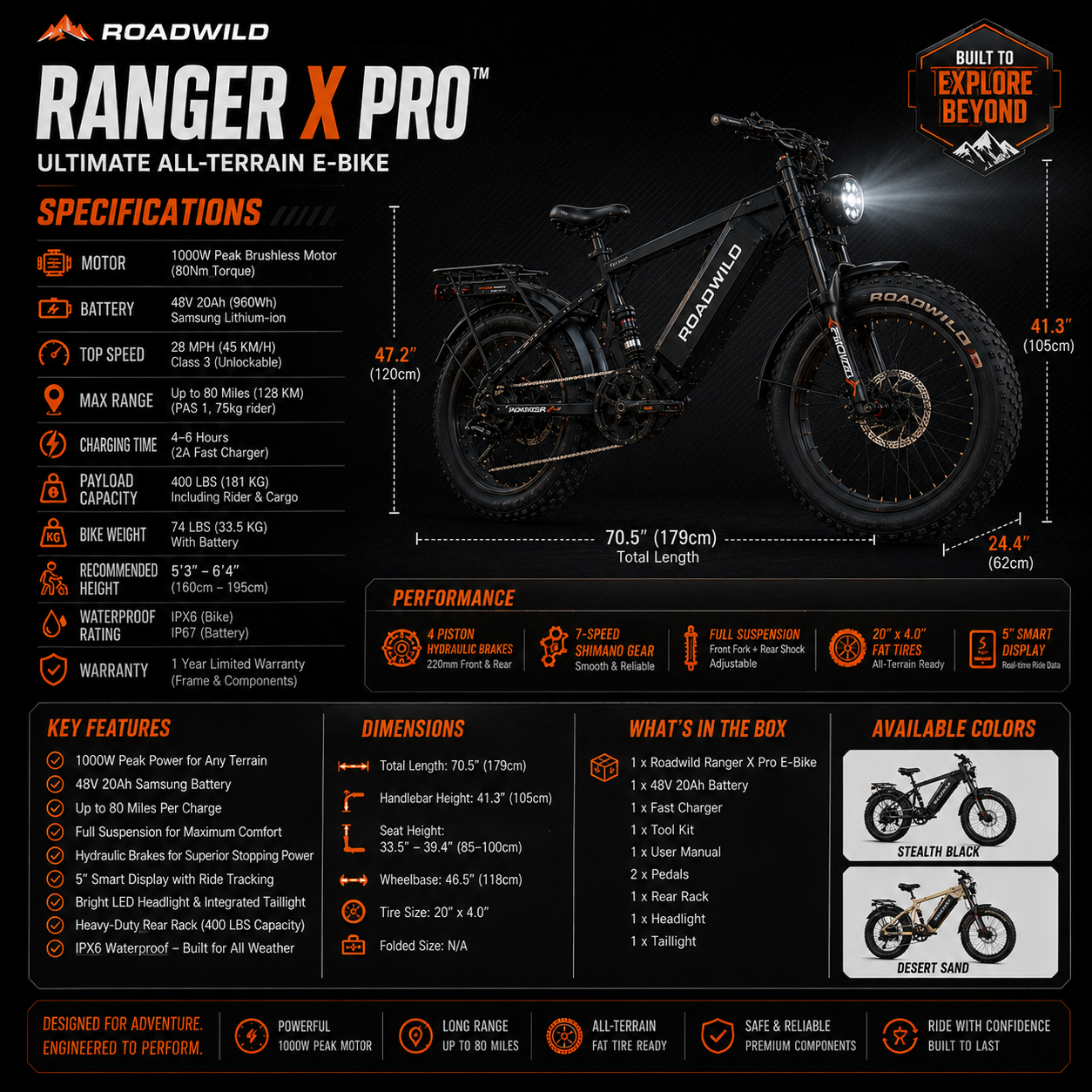ROADWILD RANGER X PRO™