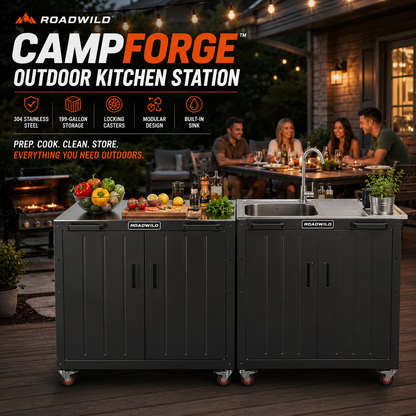 ROADWILD CAMPFORGE™ Outdoor Kitchen Station