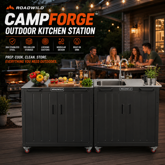 ROADWILD CAMPFORGE™ Outdoor Kitchen Station