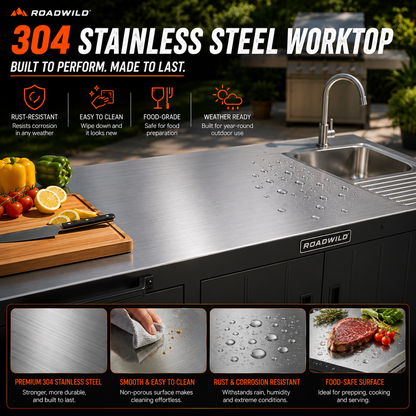 ROADWILD CAMPFORGE™ Outdoor Kitchen Station