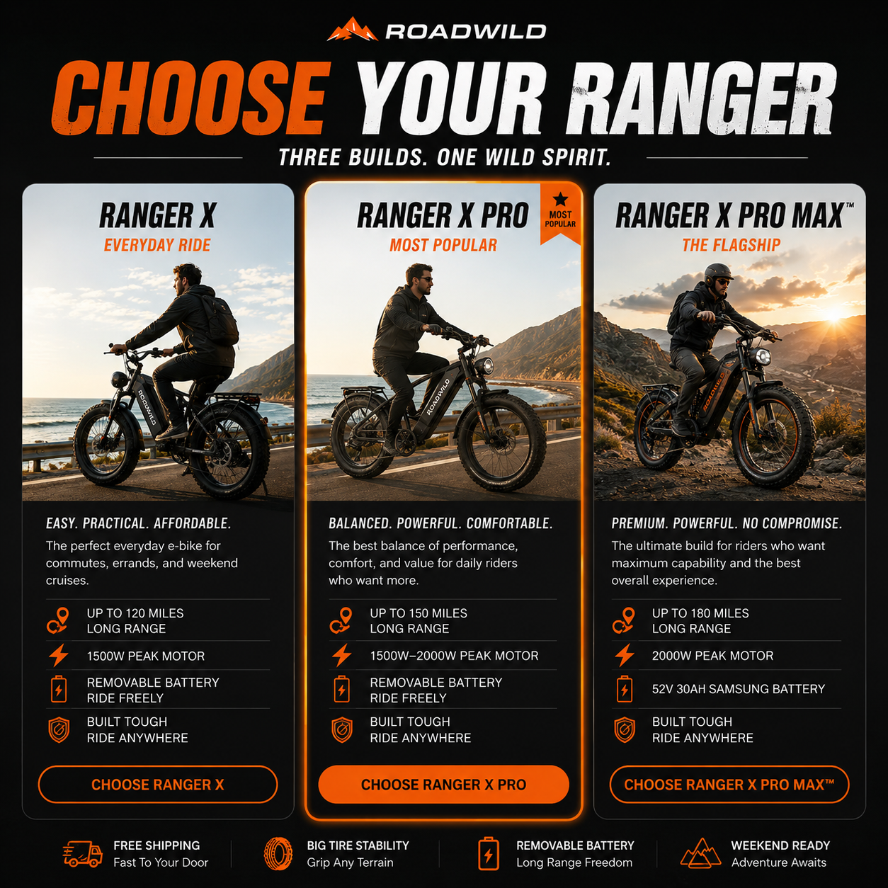 ROADWILD RANGER X Series