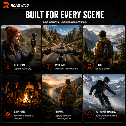 ROADWILD TRAILMUSE 4K Pocket Gimbal Camera - Accessories