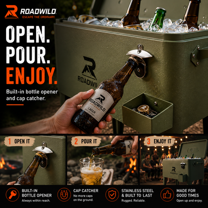ROADWILD GATHER Outdoor Party Cooler - Package View