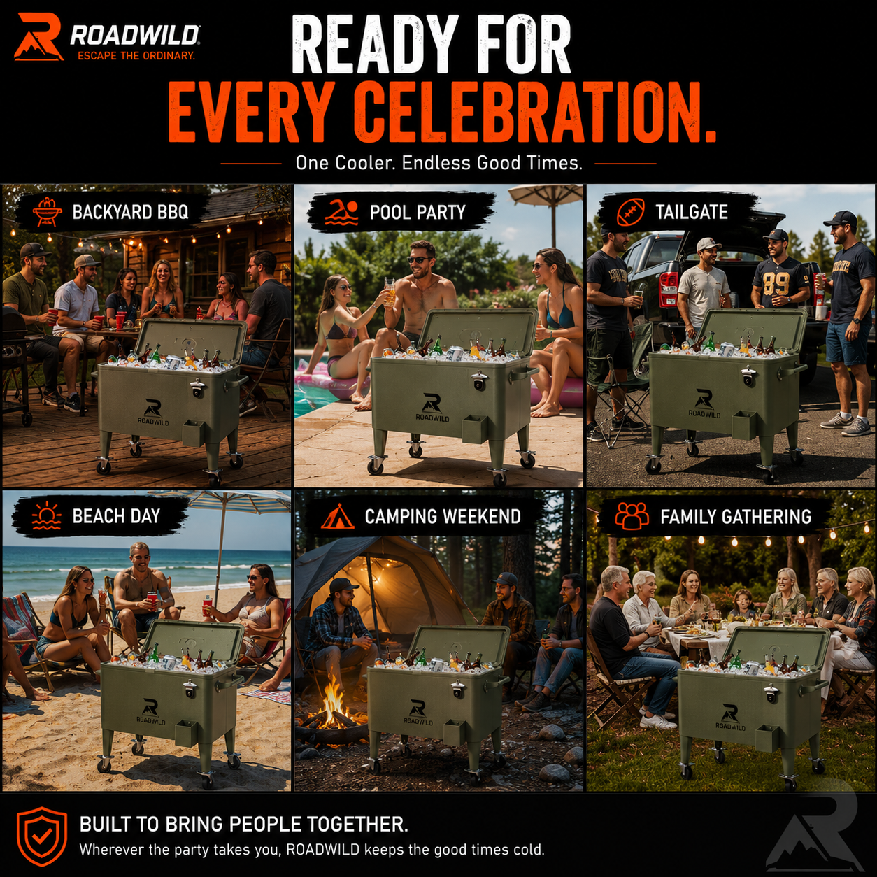 ROADWILD GATHER Outdoor Party Cooler - Accessories