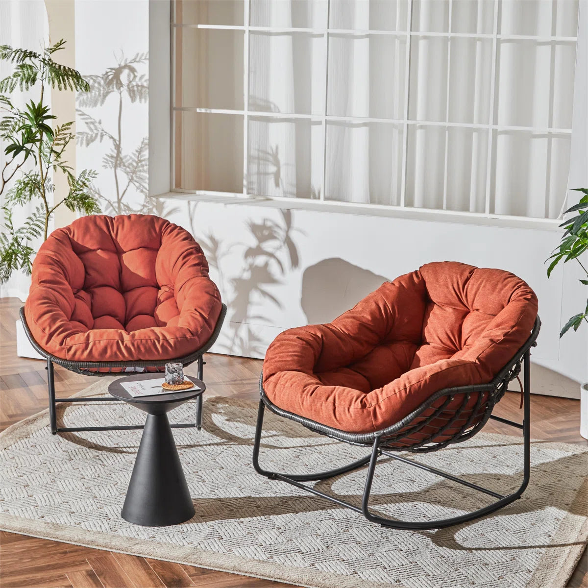 ROADWILD Wicker Outdoor Chair (Set of 2) - Installation