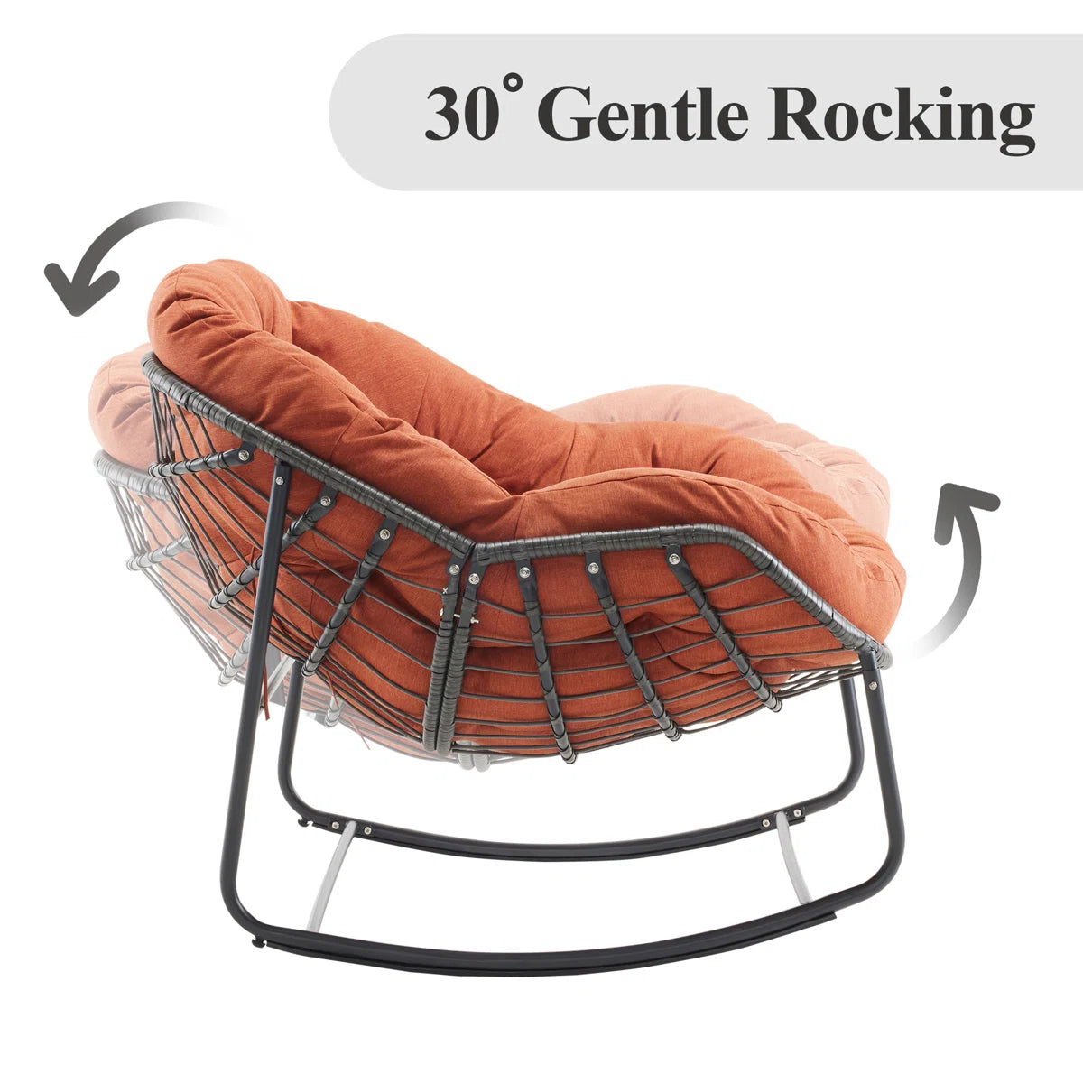ROADWILD Wicker Outdoor Chair (Set of 2) - Top View
