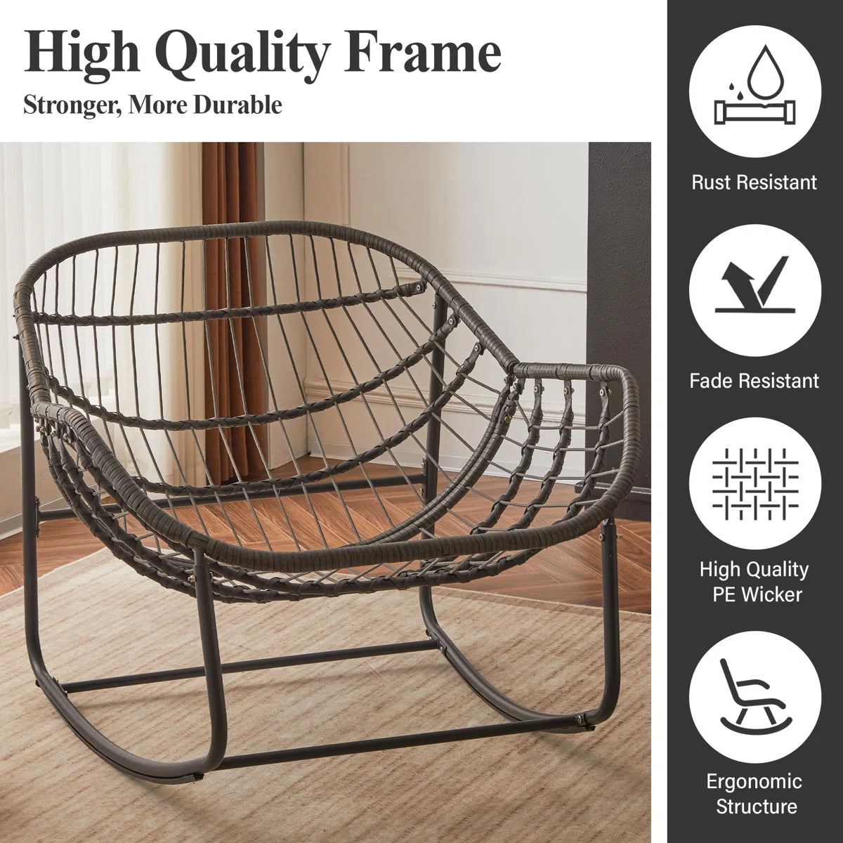ROADWILD Wicker Outdoor Chair (Set of 2) - Package View