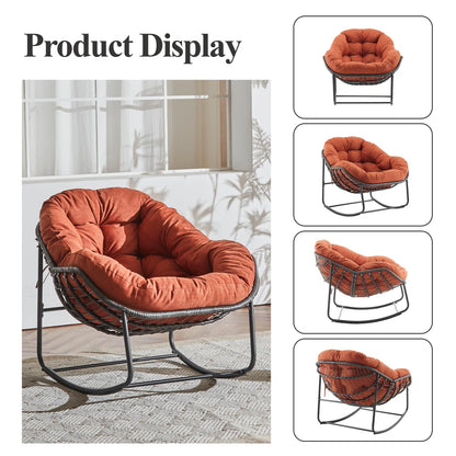 ROADWILD Wicker Outdoor Chair (Set of 2) - In Use
